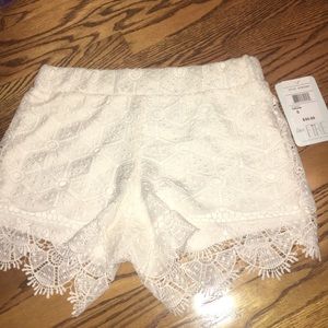 Lace shorts!