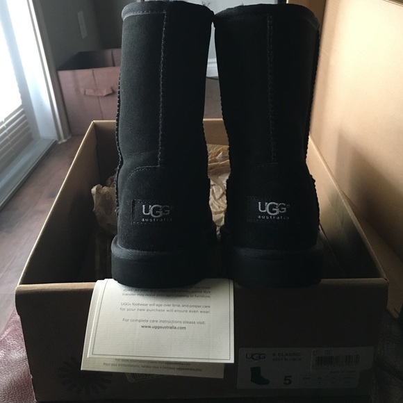 UGG Boots Black Girls Size 5