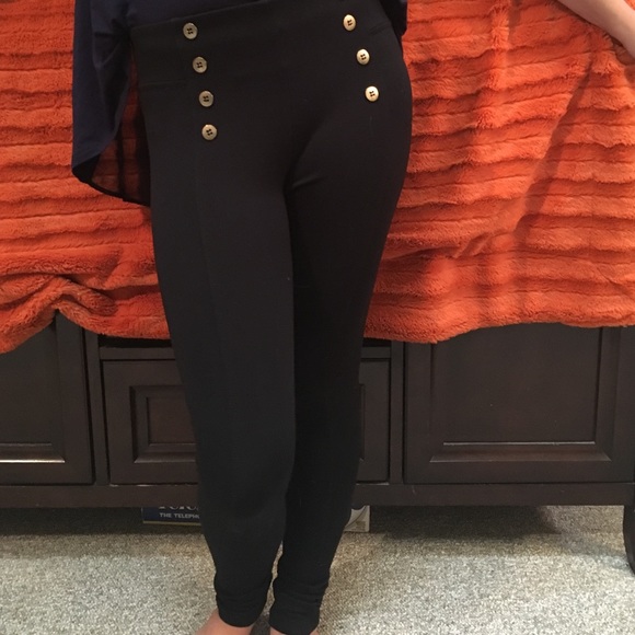 Black high waisted leggings