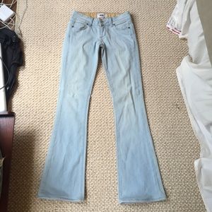 Light wash flare Paige jeans