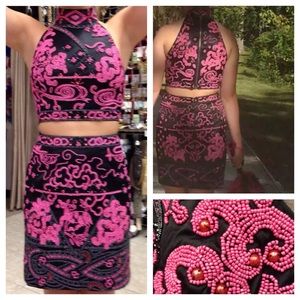 Sherri Hill Two Piece Homecoming Dress