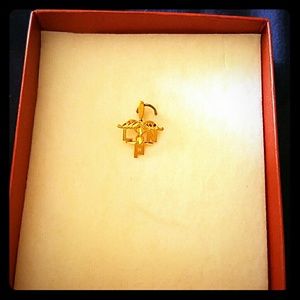 ❤14k solid Yellow Gold  L.P.N Symbol Pendant🎓
