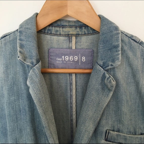 Gap Jackets & Coats - Denim Gap Blazer Gap Jackets & Coats - Denim Gap Blazer