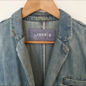 Gap Jackets & Coats - Denim Gap Blazer Gap Jackets & Coats - Denim Gap Blazer