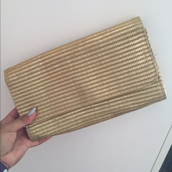 Gold clutch