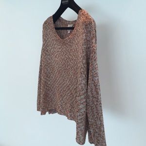 Parker shiny knitted crop top. Size M