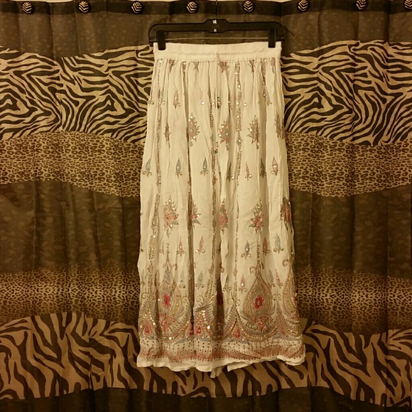 Dresses & Skirts - *Final* Beaded Woven Skirt