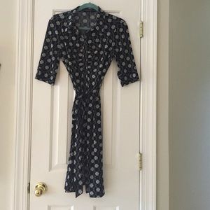 Laundry Belted Dress Polyester/Spandex