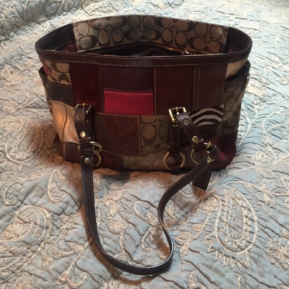Coach Patchwork Shoulder Bag