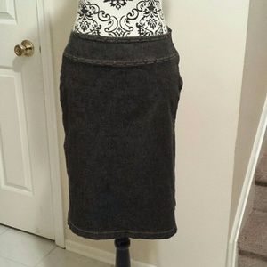 Moschino high waist denim skirt