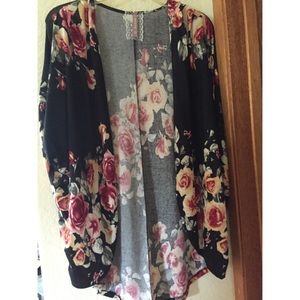 Floral cardigan