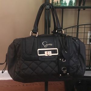 Guess Black Faux Leather Bag