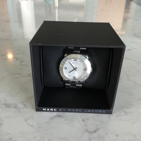 Marc by Marc Jacobs watch silver with white