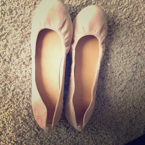 JCrew Anya Suede Ballet Flats 9.5
