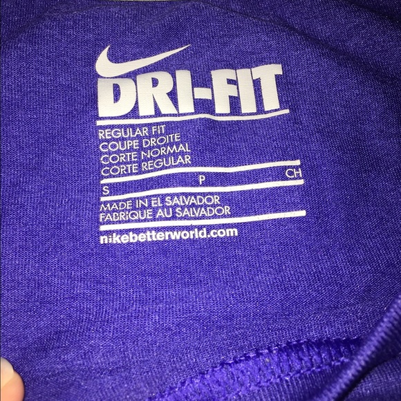Blue nike dry fit shirt - Picture 3 of 3