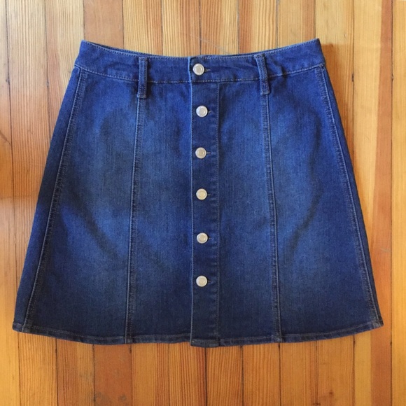 Denim jean skirt