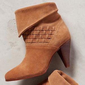 Anthropologie Farylrobin Gaucho Booties, Size 7