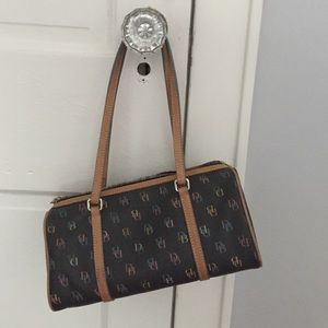 Dooney and Bourke multicolored barrel bag