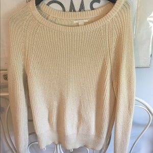 Cream sweater