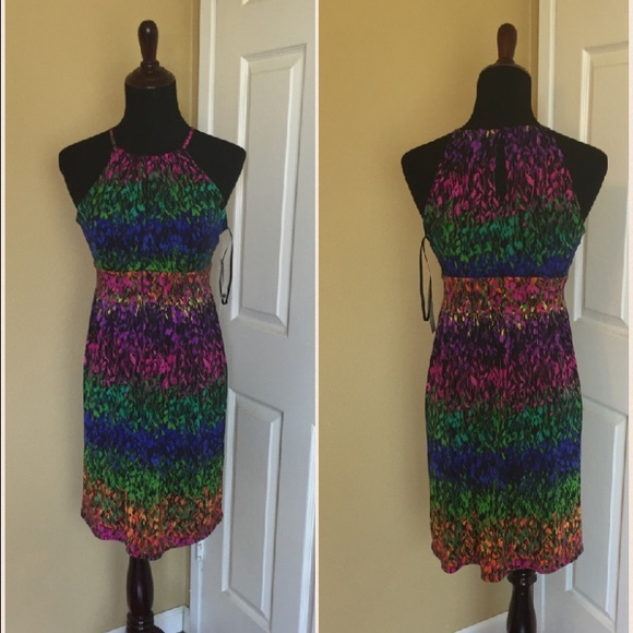 🎉 New Maggy L Tribal Multi Color Print Dress 🎉