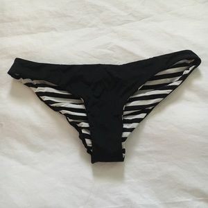 Bebe black bikini bottom