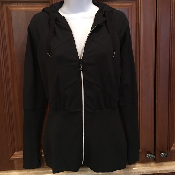 Lulu Lemon Athletica jacket with hoodie.🍋🍋