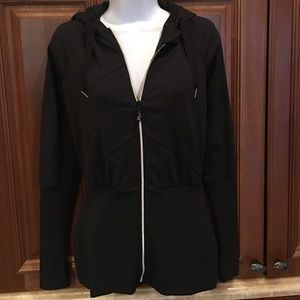 Lulu Lemon Athletica jacket with hoodie.🍋🍋