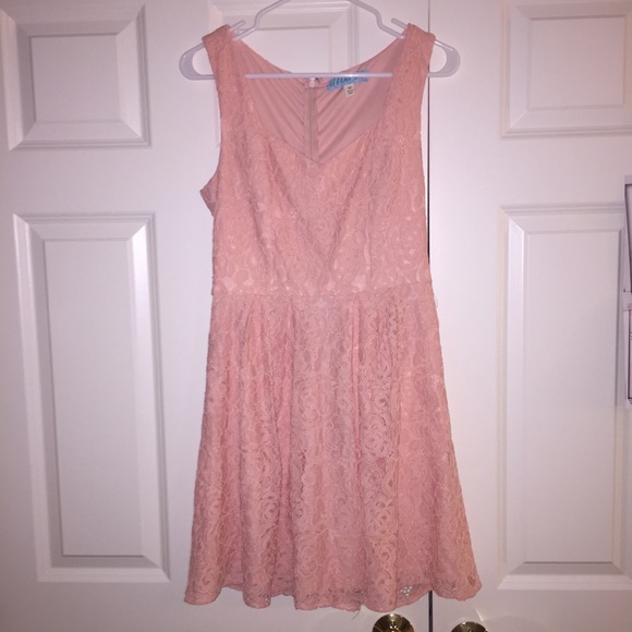 Pink Fancy Lace Dress