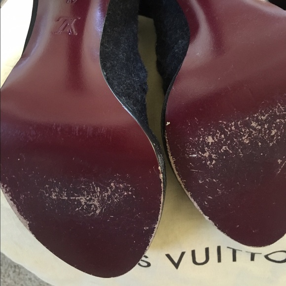 Louis Vuitton boots with mink - Picture 2 of 13