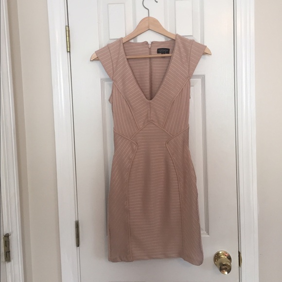 Topshop Blush Bodycon Dress - Picture 3 of 3