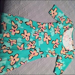 LulaRoe Nicole Size M Floral dress