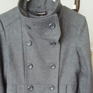 Guess Jeans military style wool blend coat