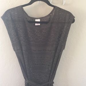 Gray swim cover-up!
