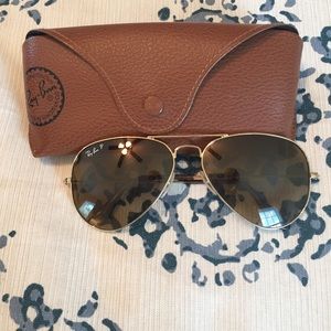 Ray Ban Aviator Sunglasses (Polarized)