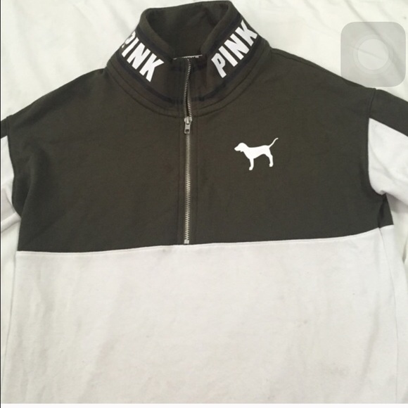 VS PINK Half zip sweater