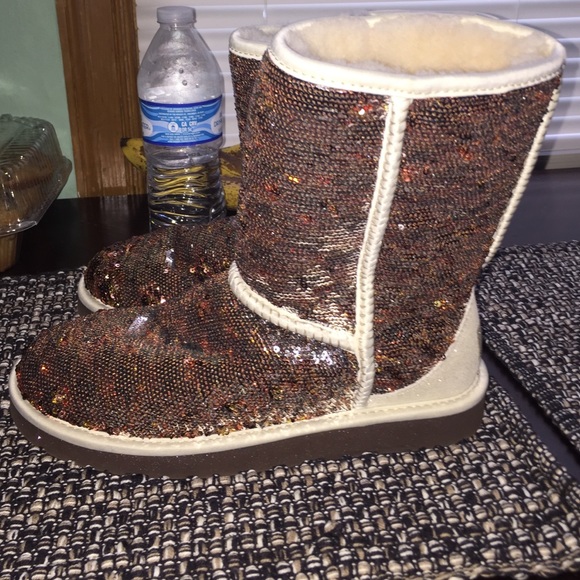Sequin never worn uggs
