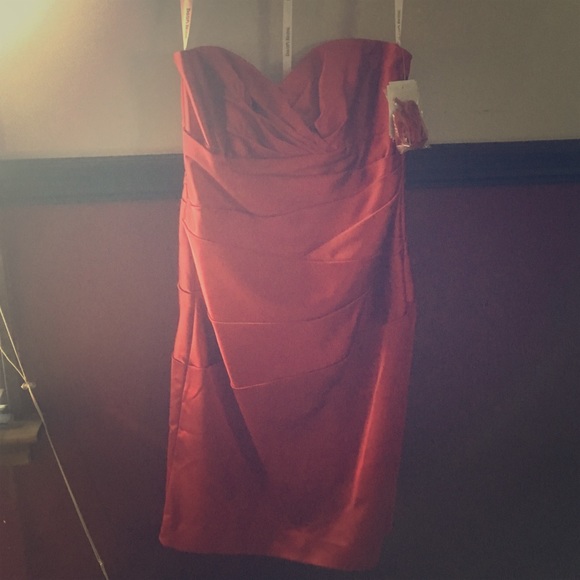 David's Bridal Dresses & Skirts - David's bridal cherry short sweetheart dress