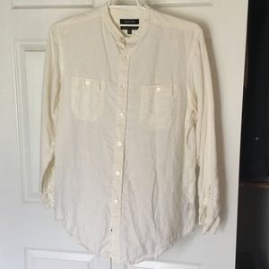 Men's linen dress shirt