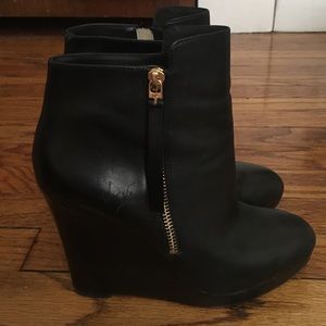 Michael Kors wedge booties