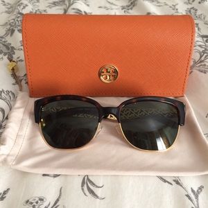 Authentic Tori Burch TY6032 Tortoise Sunglasses