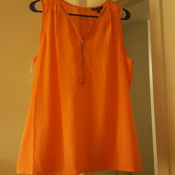 Orange dressier shirt