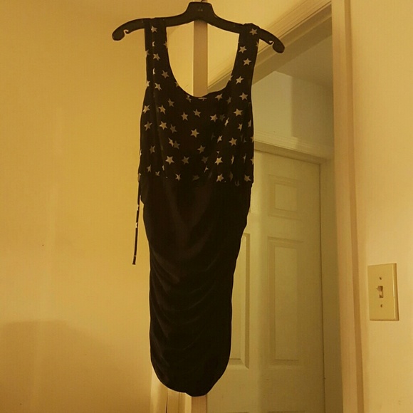 Fitted Dress with stars on the top
