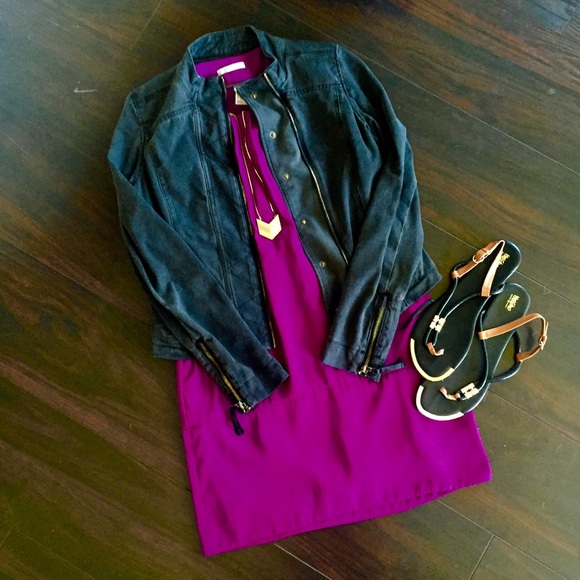Purple H&M Shift Dress