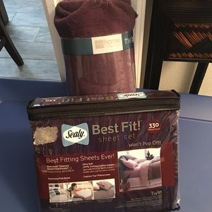 Sneaky twin sheet set and 52x72 inch fleece