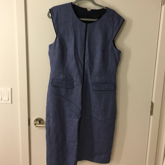 J. Crew Dresses & Skirts - J Crew cap sleeve linen dress