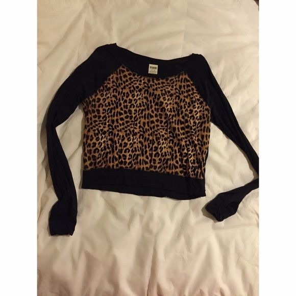 Victoria's Secret leopard long sleeve shirt
