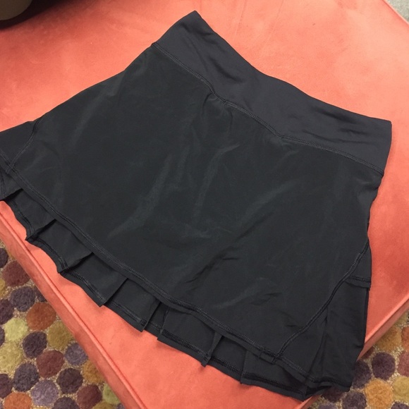 Lululemon Black Lined Tennis Skirt