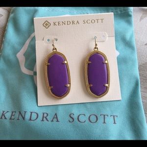 Kendra Scott Elle earrings purple