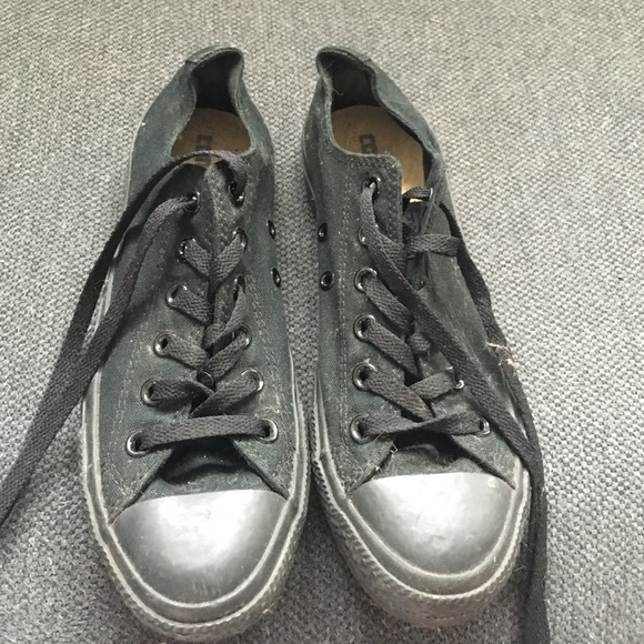Unisex All black converse all stars