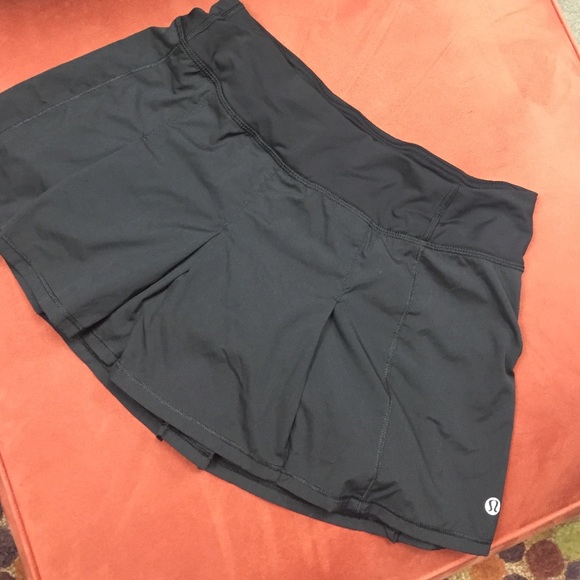Lululemon Black Lined Tennis Skirt